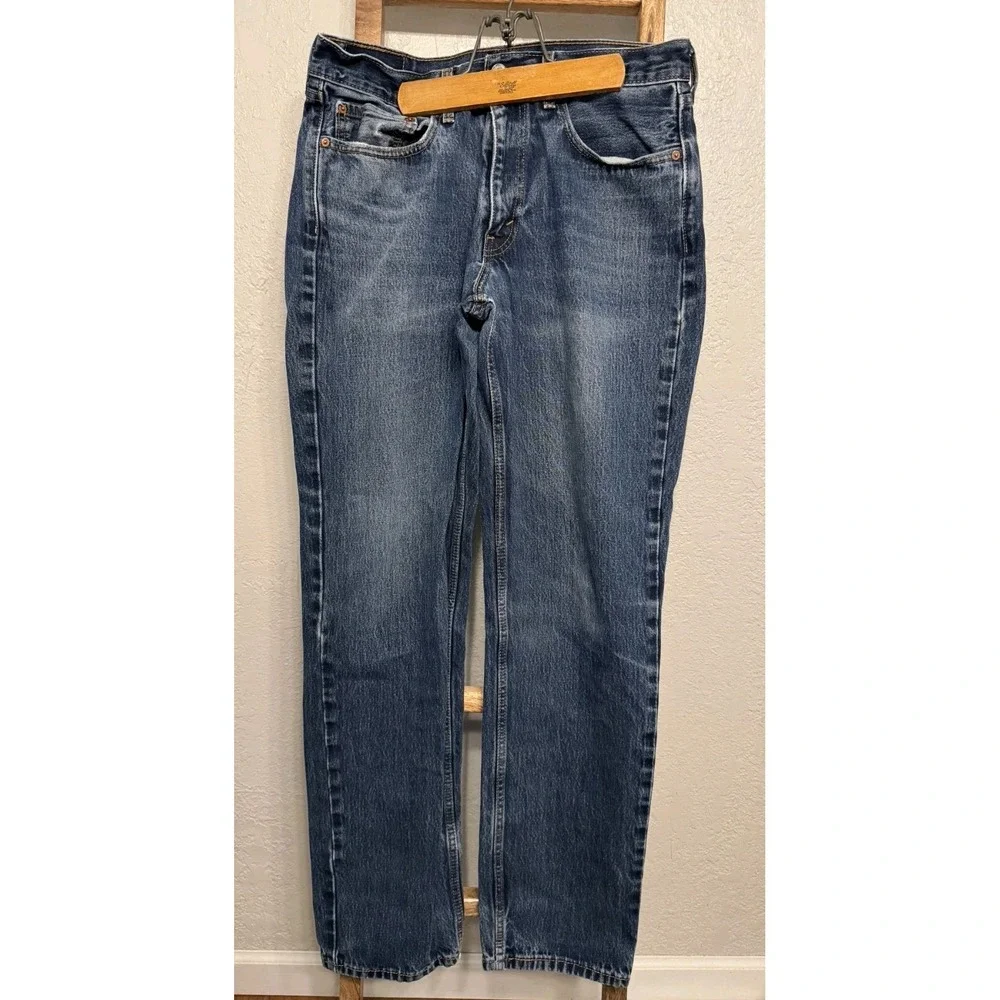 Levi Strauss 550 Men's Blue W34 L34.5 Relaxed Fit Denim Jeans